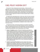 CAEL Policy Priorities 2017_001 CAEL Policy Priorities 2017_001