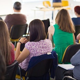 Adult Students in Classroom