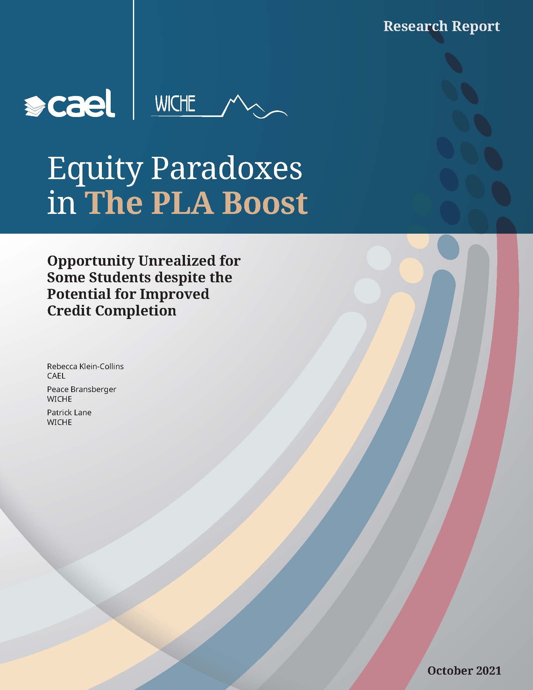 PLA Equity Report CAEL WICHE October 2021
